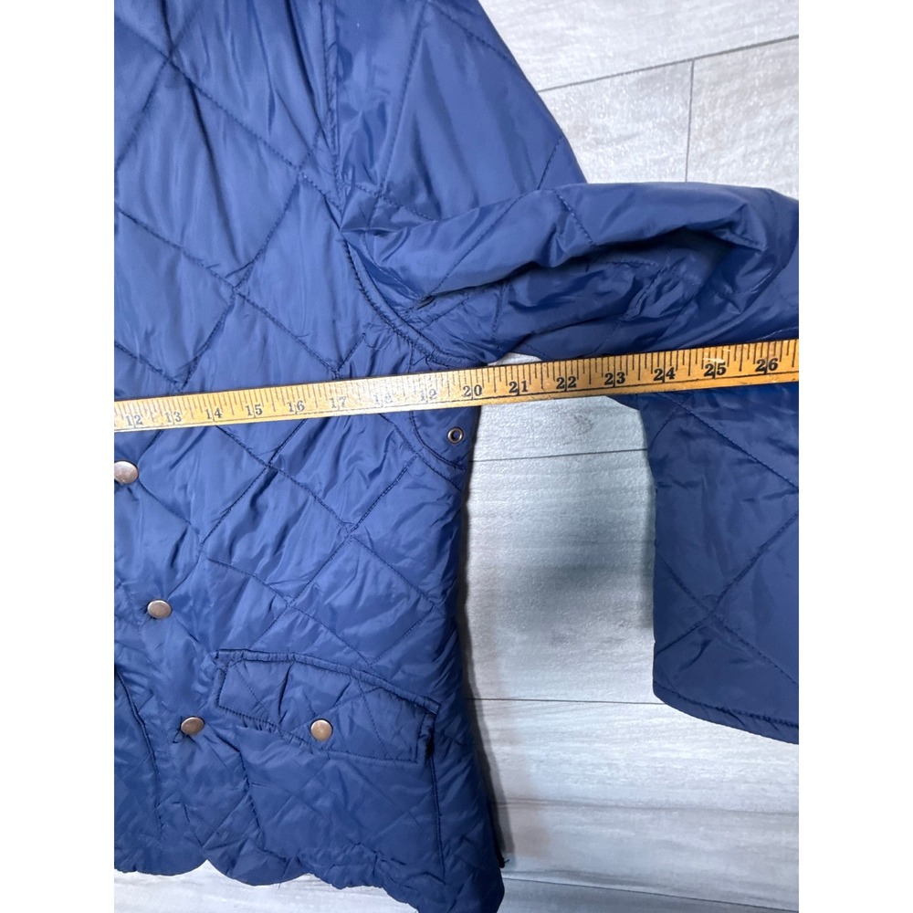 Boden London Quilted Barn Jacket Navy Corduroy Collar Women's S - Picture 5 of 10